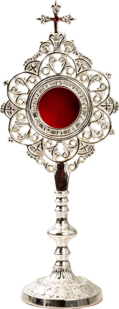 Reliquiar versilbert H 25 cm