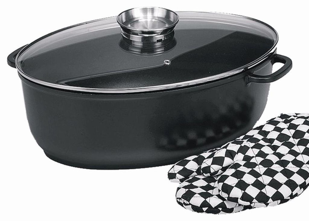 Karl Krüger 23038D Aluguss-Gansbräter Delta - 38 x 26 x 13 Produktbild 