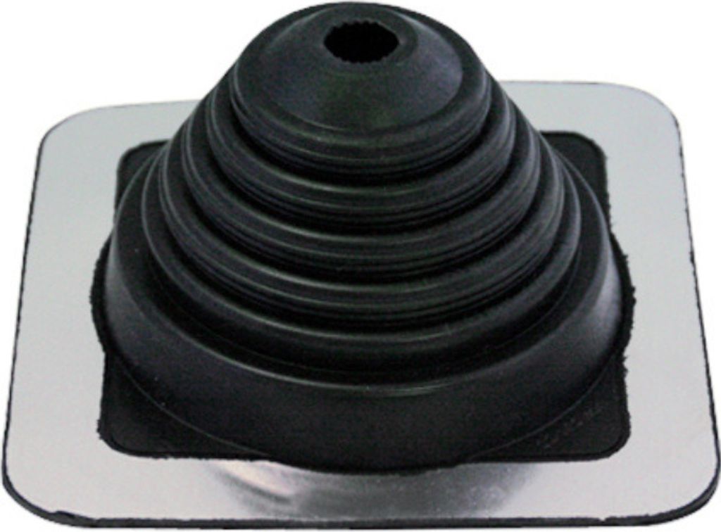 Rohrmanschette Nr. 3 (6-146mm), eckiger Flansch aus EPDM, Produktbild 