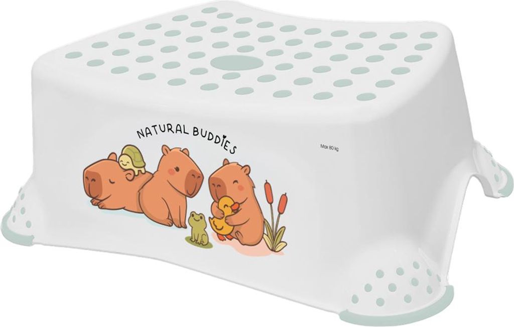 keeeper kids Tritthocker "tomek cute capybara" weiß