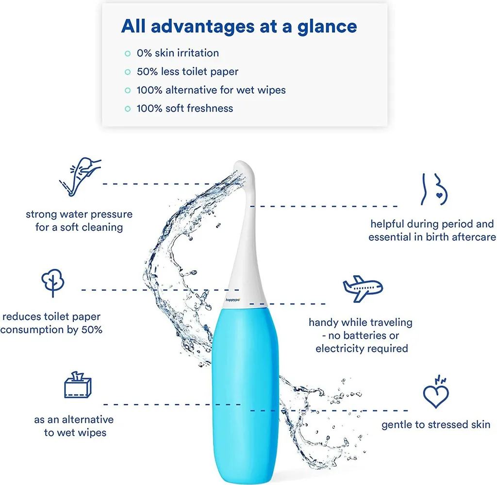 HappyPo 2.0 Douche Anale Blanche Ergonomique Produit Seconde Main - 9