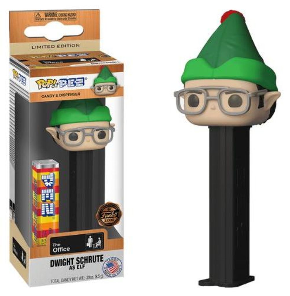 Funko Pop! Pez: The Office - Dwight Schrute as Elf (3000 Pcs Limited Edition)