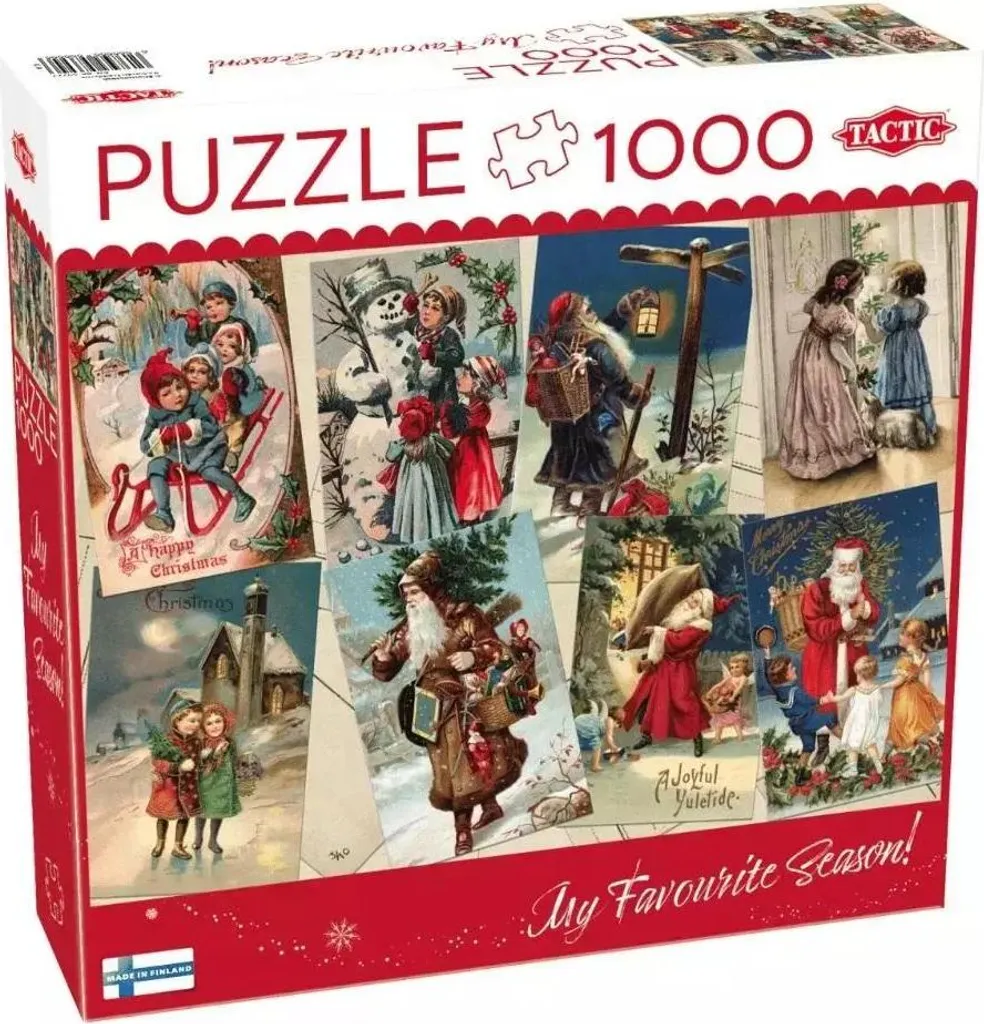 Puzzle Tactic 1000 pièces Noël 59223 avec impression haute définition chic