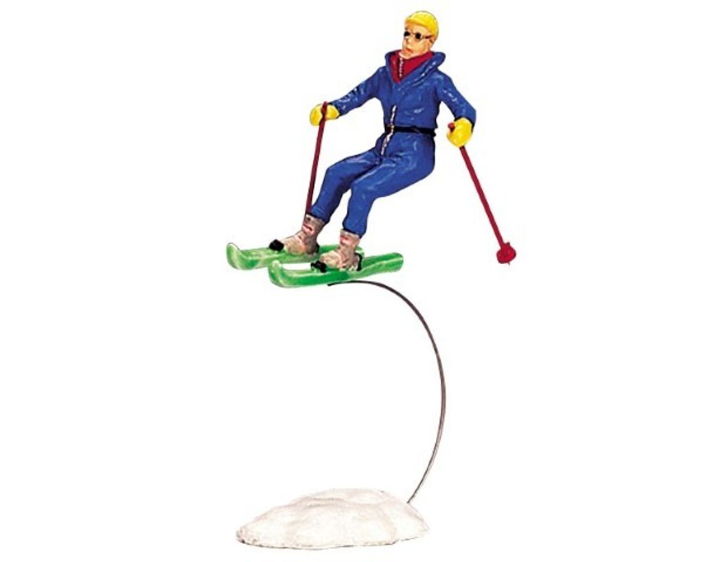 Weihnachtsfigur Weekend skier