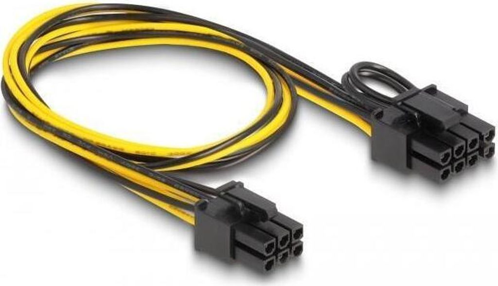 DELOCK Stromkabel PCI Express 6 Pin Stecker zu PCI Express