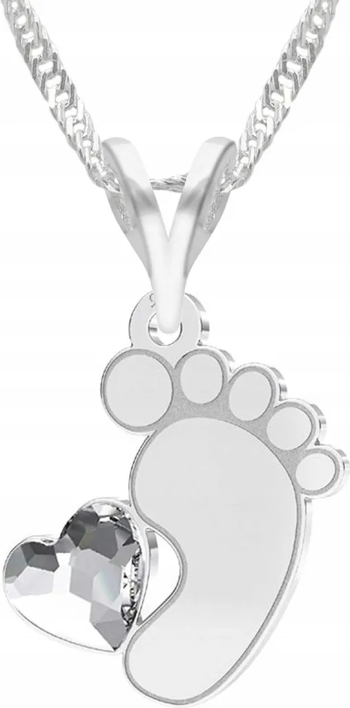 Cavigliera Estiva Bambina Argento 925 Cuore - Accessorio Spiaggia