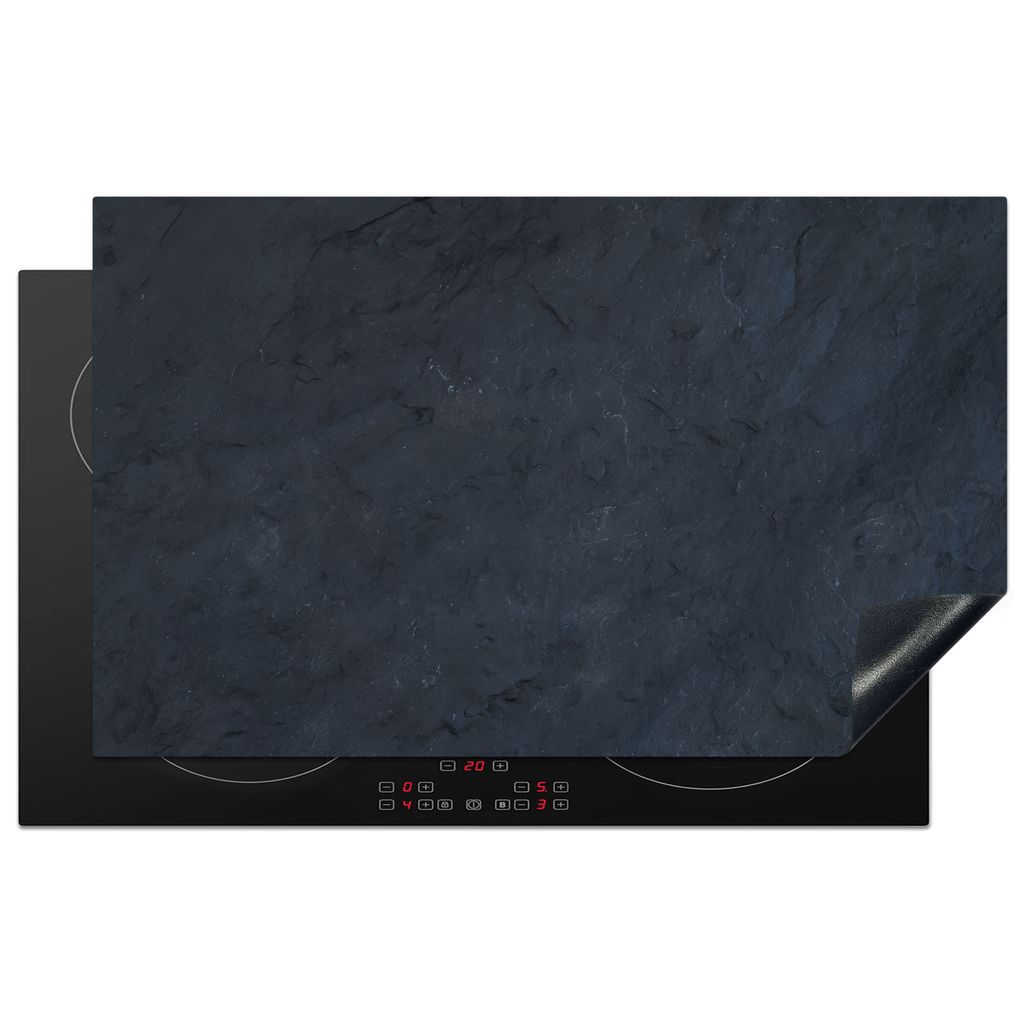 KitchenYeah Herdabdeckplatte Zement - Industrie - Beton , 83x51cm, Küche Deko, Glaskeramikkochfeld Herdabdeckung, Abdeckplatte fùr Kochfeld