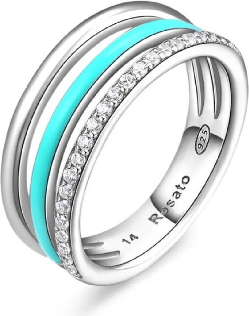 Bague Gaia RZGA35 en argent poli 54 mm - Bijou brillant et hypoallergénique