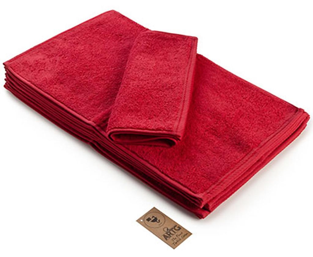 A&R 005.50 | Gästetuch Guest Towel / 30 x 50 cm - Farbe: Deep Red - Größe: 30 x 50 cm