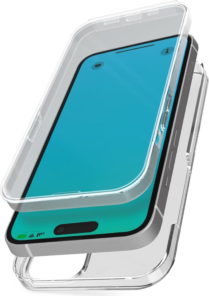 SBS Handyhülle 360° für iPhone 15 - Transparent Cover
