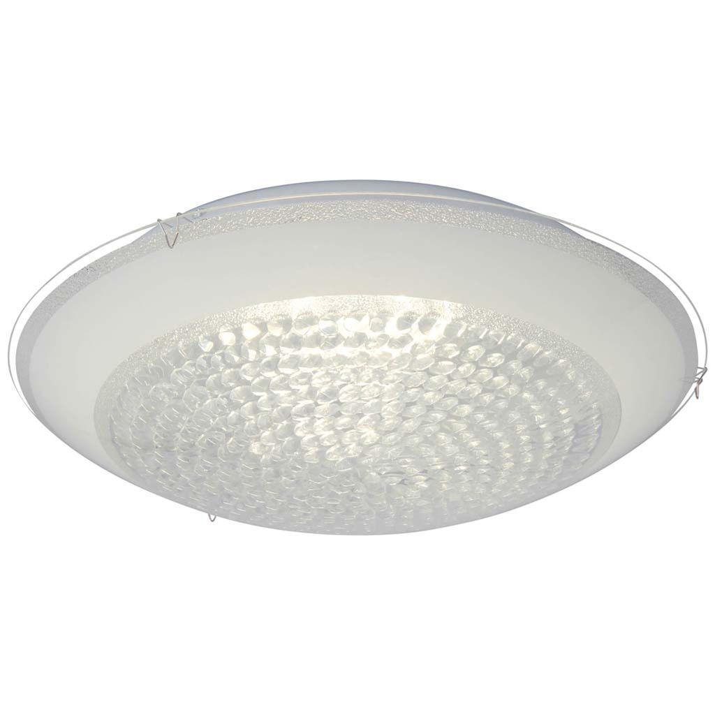 Brilliant LED Wand- & Deckenleuchte Vera Weiß/Transparent Produktbild 