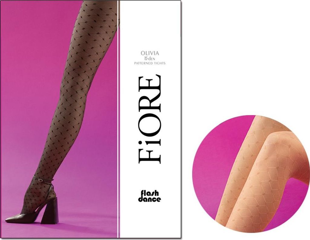 Strumpfhose mit Netzmuster 15 den 5 Nude
