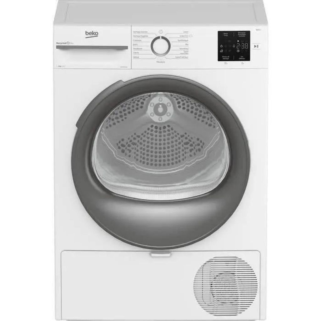 BEKO D3H19302W Wäschetrockner mit Wärmepumpe - 9 kg - L60 cm - ++ - Weiß