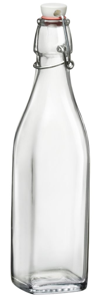 Láhev na alkohol 1,0 l hranatá 4 strany Swing Bormioli Obrázek produktu 