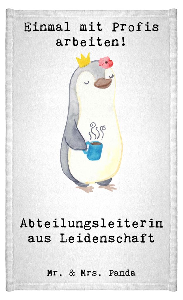 Mr. & Mrs. Panda Handtuch Abteilungsleiterin Leidenschaft - Produktbild 