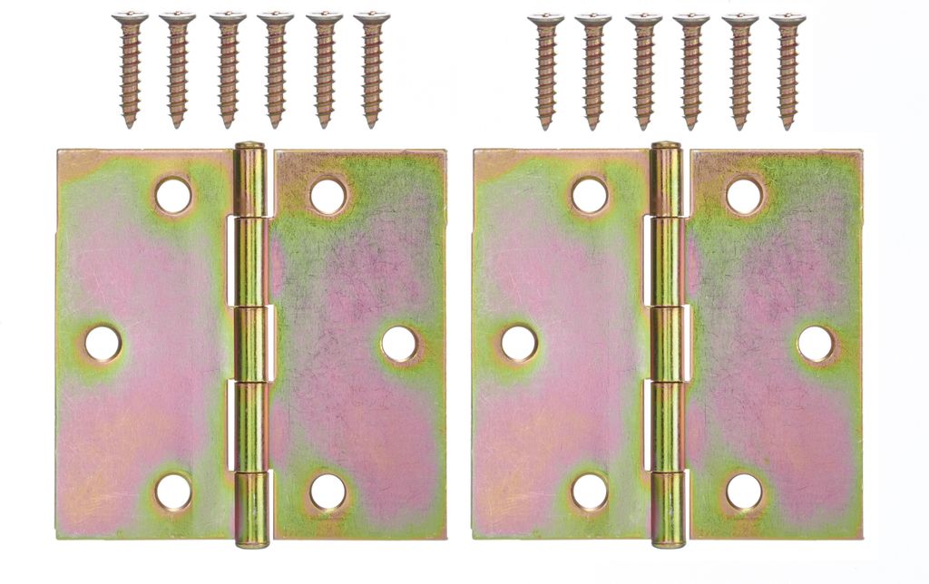PARKSIDE Scharniere / Riegel 53-teilig (Scharniere 2er-Set, groß)