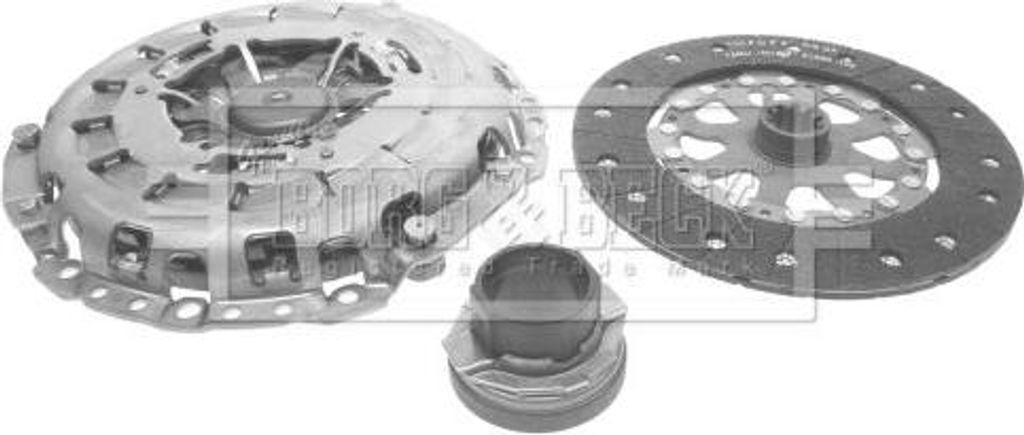 BORG & BECK HK7634 Kupplungssatz OE 21211223649 kompatibel mit 3er E46, 3er E36, 5er E39, Z3er E36, Z4er E85