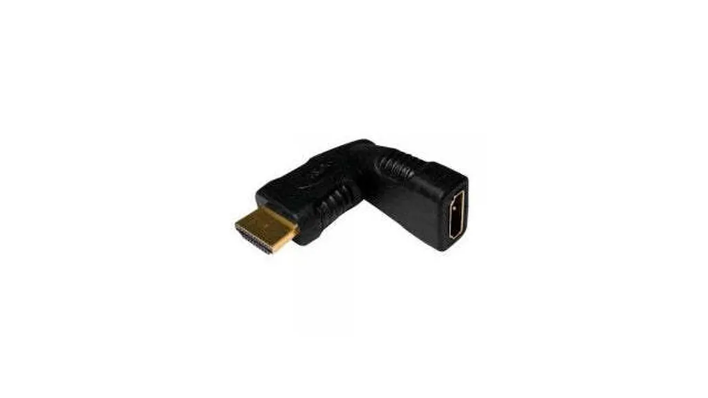 Réparer un câble HDMI plié avec l'adaptateur Vogel's XS118B coudé à gauche