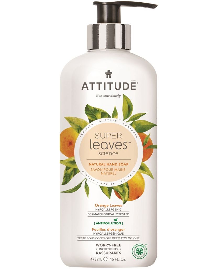 Attitude Super Orange Leaves Natural Hand Soap