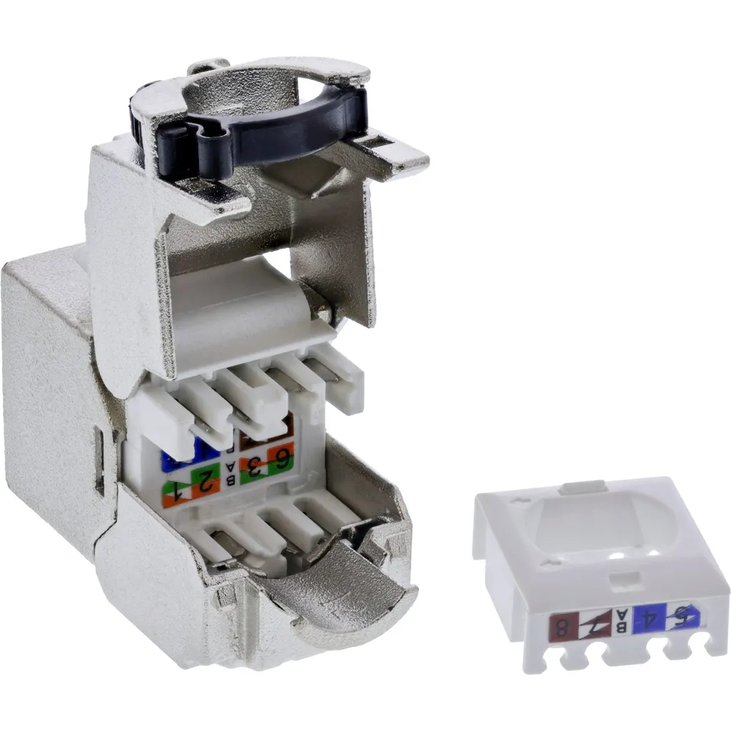 Module Keystone RJ45 Cat.8.1 Blindé Slim Lot de 24 Connecteurs InLine - 3
