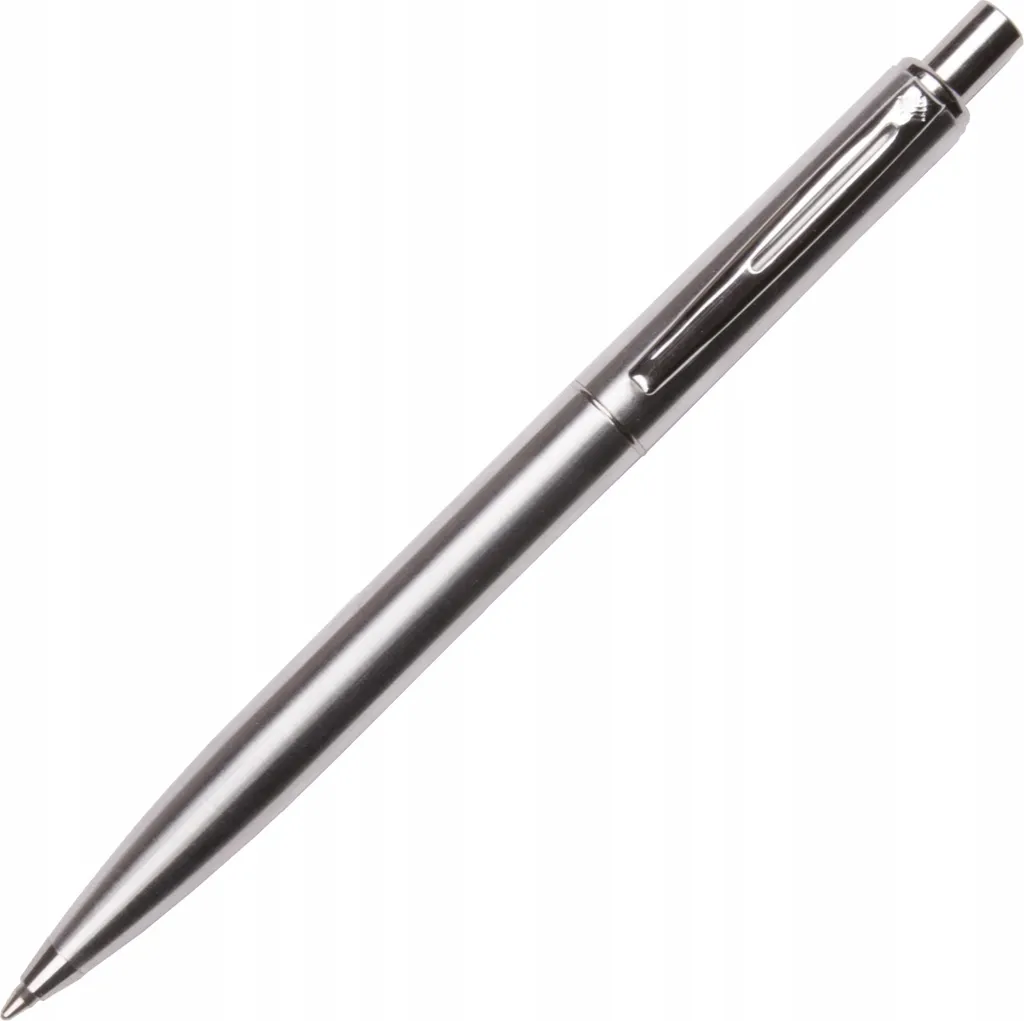 Stylo Zenith Silver Astra anti-fatigue à mine noire pour écriture nette