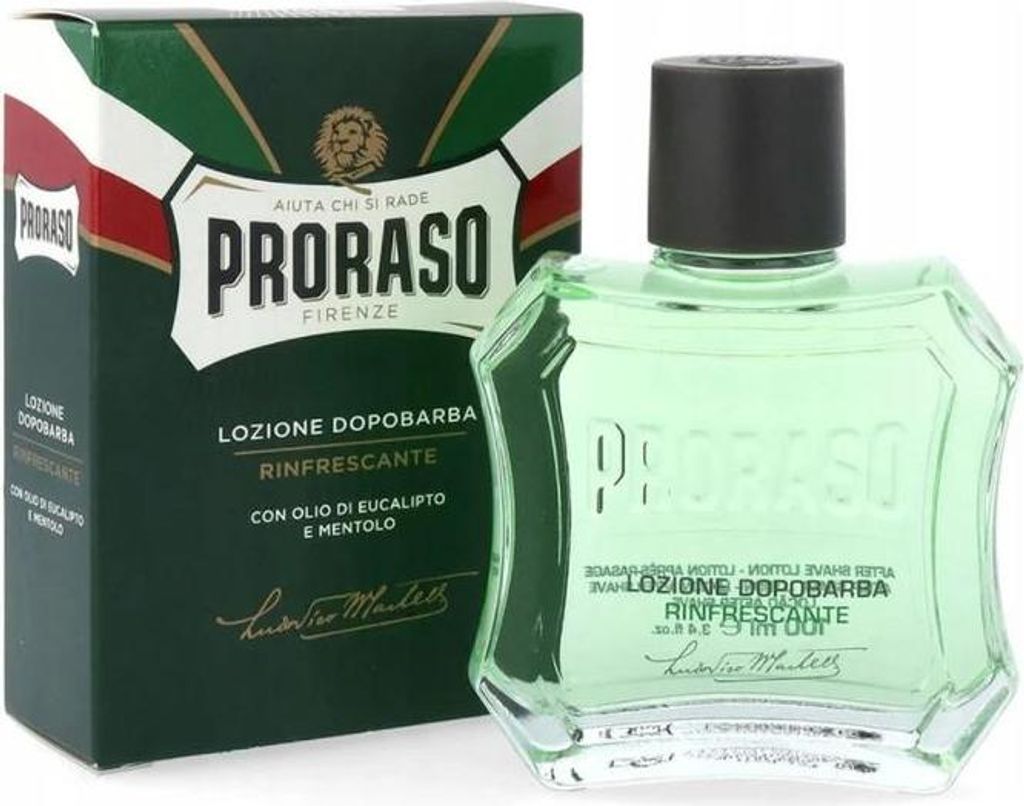 Woda po goleniu Lozione Dopobarba Verde 100ml - Proraso Zdjęcie produktu 