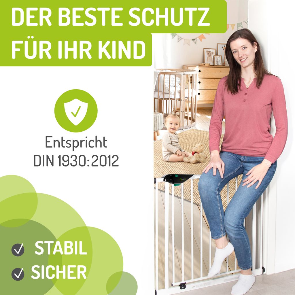 BOMI® Türschutzgitter Ohne Bohren 63-251 cm | 90° Produktbild 5