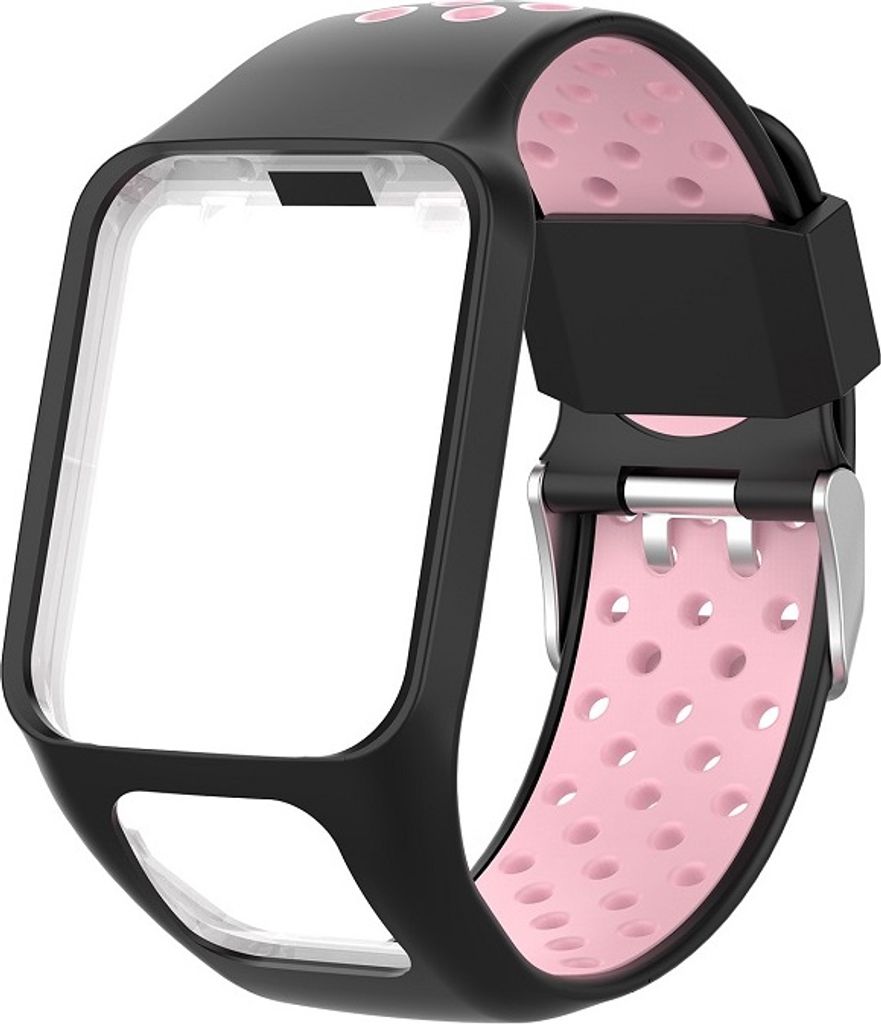 Ersatz Silikon reine Farbe Uhrenarmband für TomTom Runner 2 / 3 Atmungsaktive Band für Golfer2 Adventunrer Universal Sport Smart Armband