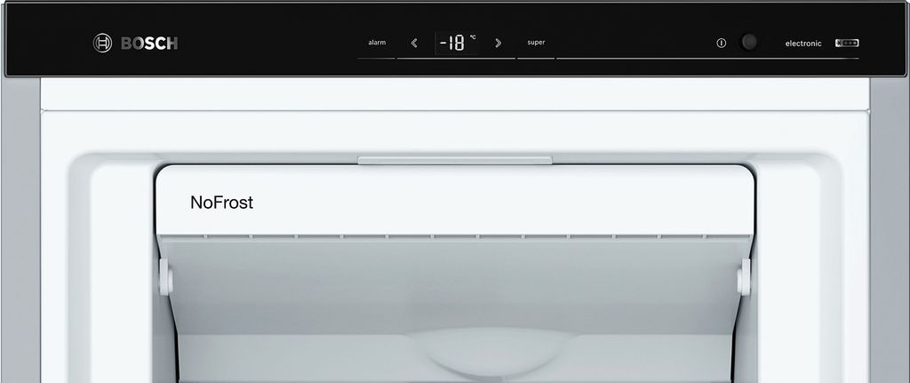 Bosch Freistehender Gefrierschrank 186 x 60 cm Edelstahl Produktbild 5