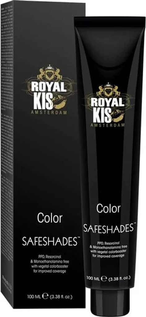 Royal KIS SafeShades Permanent Hair Color Cream 100ml 5C High Coverage Long-Lasting Color Natural Shine Hair Without PPD, MEA, and Resorcinol