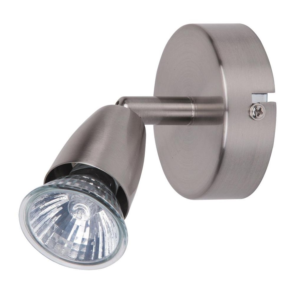 Rabalux 5991 Deckenstrahler 1 Spot Norman, GU10, silber, Standard