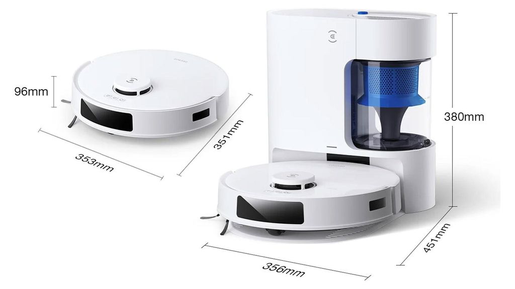 Biely vysávací robot Deebot N20 Pro Plus s funkciou Obrázok produktu 