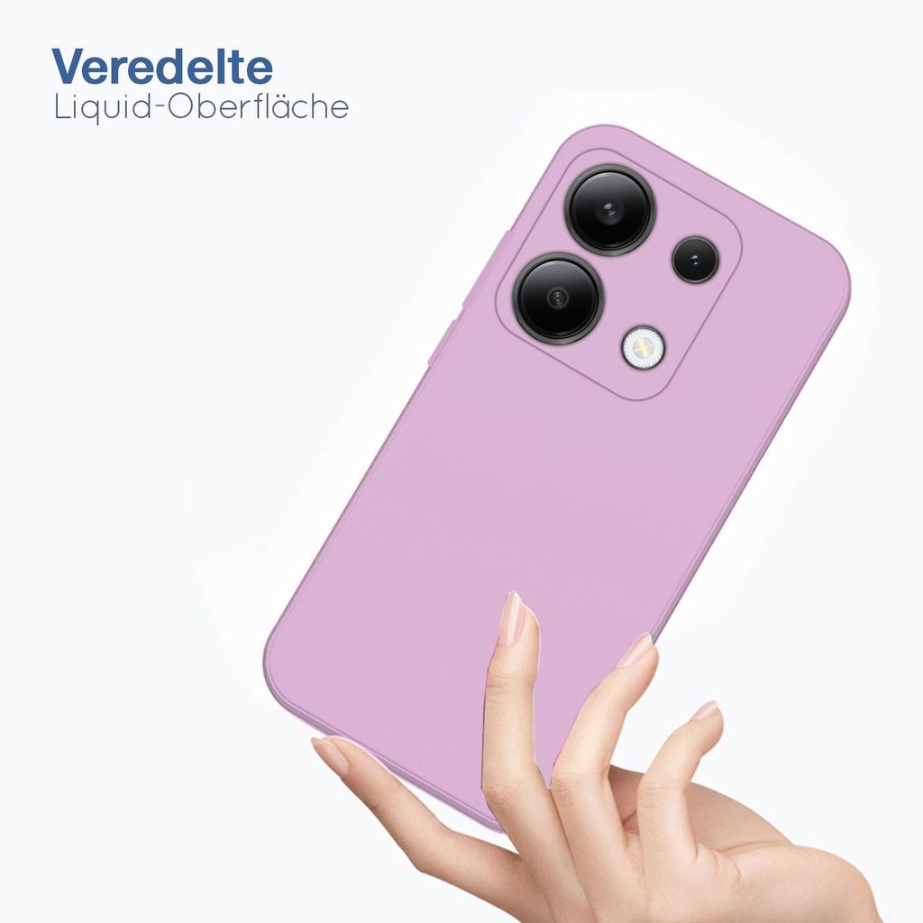 RankOne TPU Silikon-Handyhülle Für Xiaomi MI 13 Lite – Weich, Schutz Vor Stürzen, Farbe Gras Lila