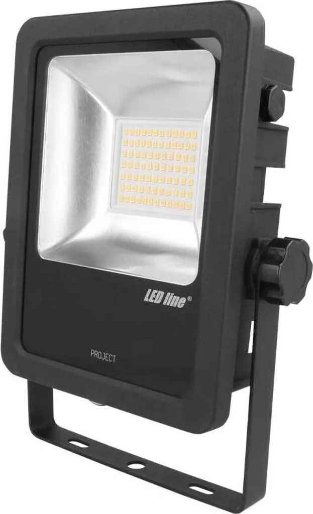 Proiettore LED 30W Bianco Naturale 3300lm IP65 Design Nero Moderno
