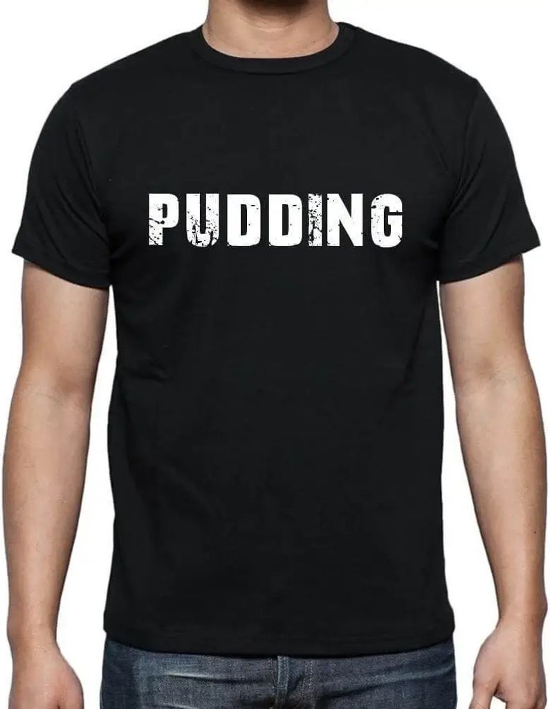 Herren Grafik T-Shirt Pudding Öko-Verantwortlich Vintage Jahrgang Kurzarm Lustige Druck Geburtstag Geschenk Mann