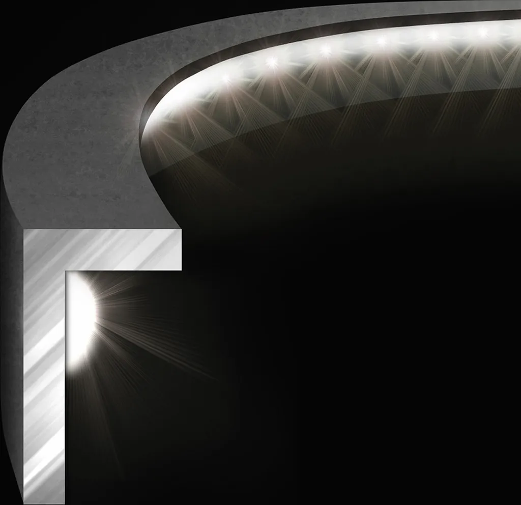 Éclairage LED pour cible de fléchettes Winmau Plasma en aluminium - 19