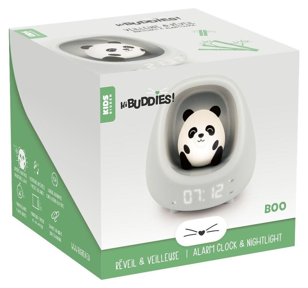 Bigben Sveglia per bambini con luce notturna Panda Nest Immagine del prodotto 