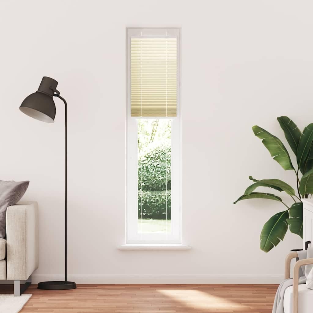 vidaXL Plisovaná roleta krémová 45x200 cm šířka látky 44,4 Obrázek produktu 