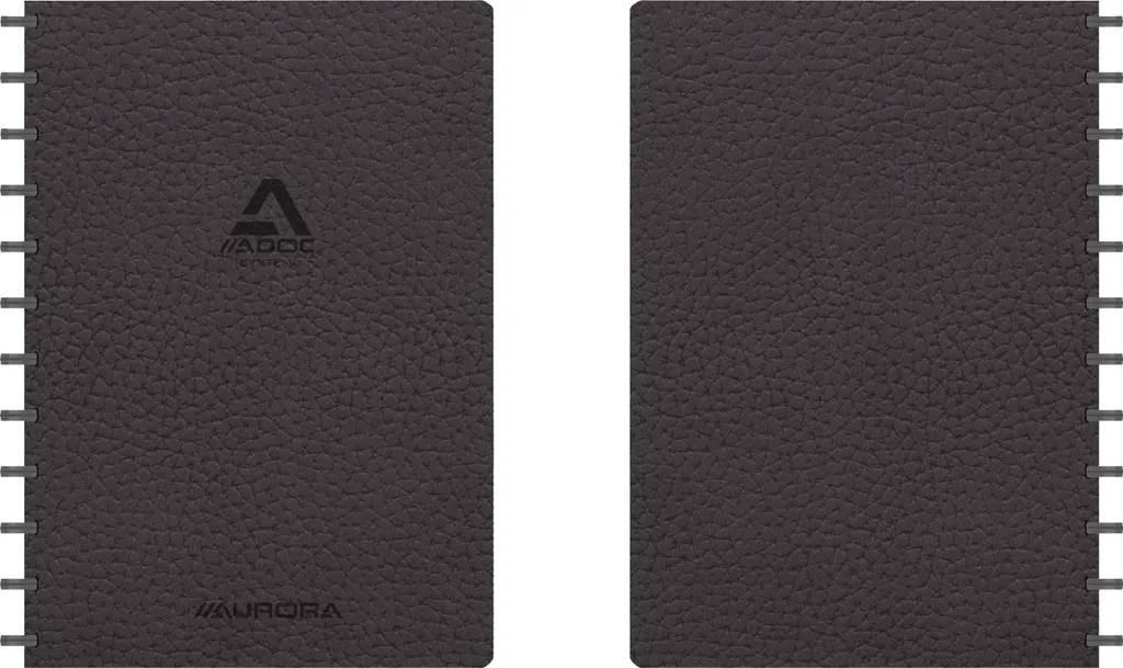Cahier de Notes A4 Aurora Ligné 144 Pages 90g Noir pour Bureau - 10 pcs