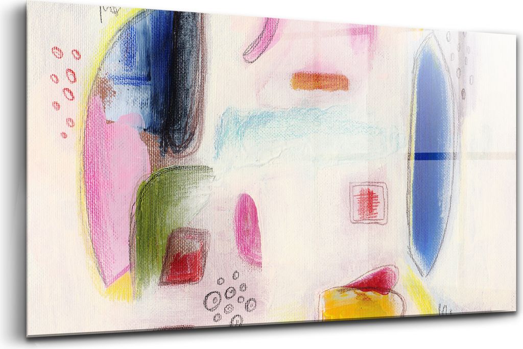 120x60 - Glasbilder - Bilder auf Wandbild - Foto auf Glas - Abstrakte Zeichnung