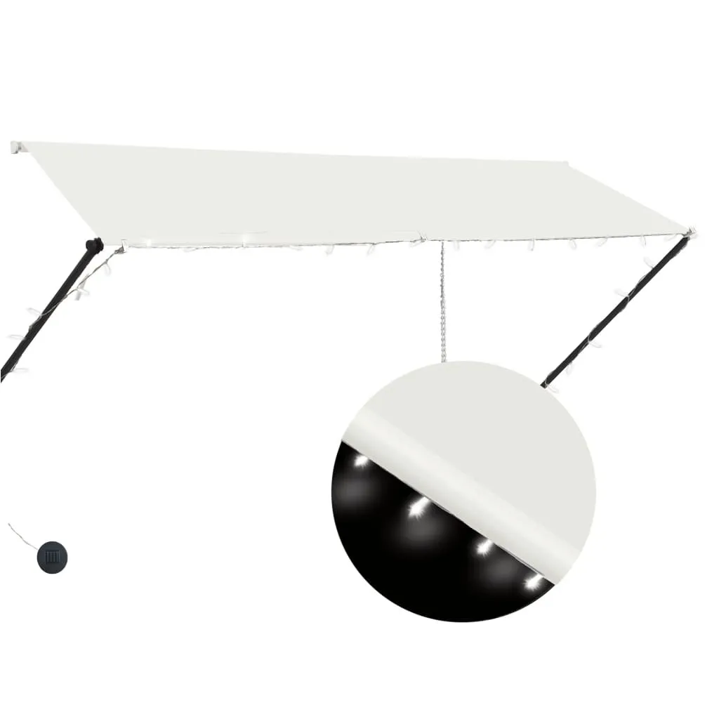 Maison Exclusive Tenda Retrattile 3x1.5m Crema LED - Alta Protezione UV