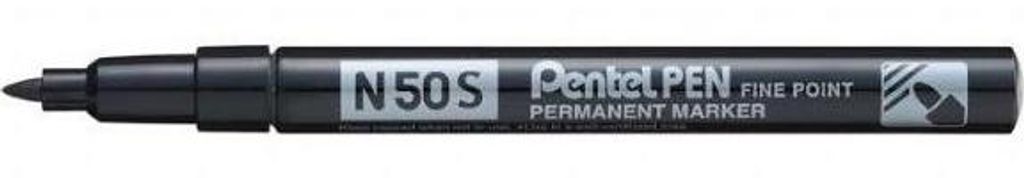 Pentel N50S Textmarker 1 St. Spitzentyp Schwarz Produktbild 