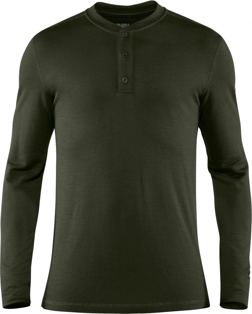Fjällräven Singi Merino Henley Shirt 81900 deep forest Zdjęcie produktu 