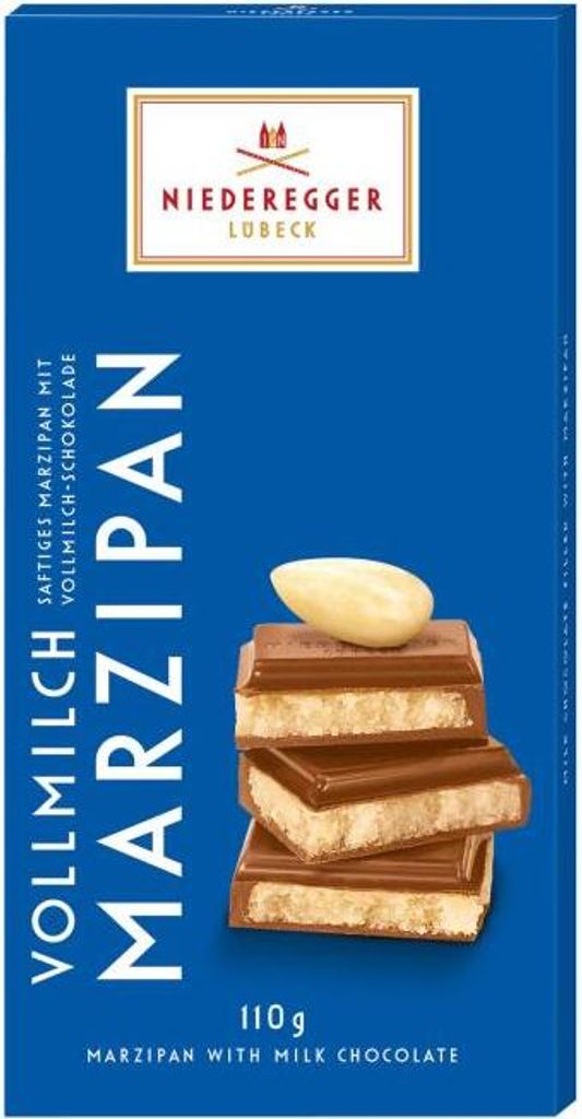 Niederegger Marzipan Tafel Classic Vollmilch 110g Produktbild 