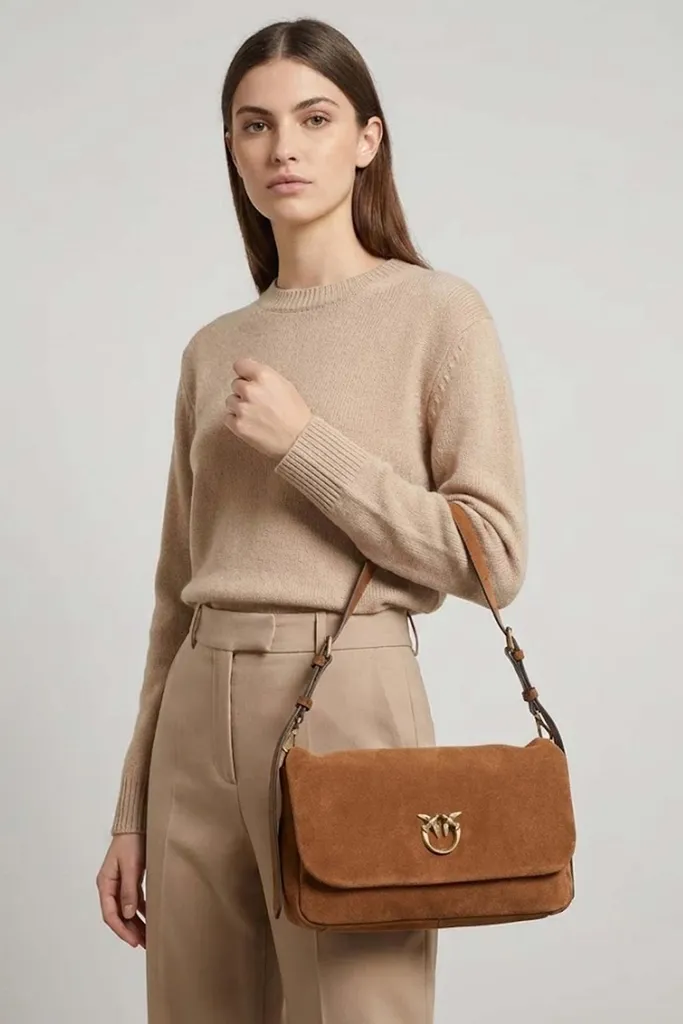 Sac Baguette Marron Léger et Compact - Click Soft : Style sans Encombrement