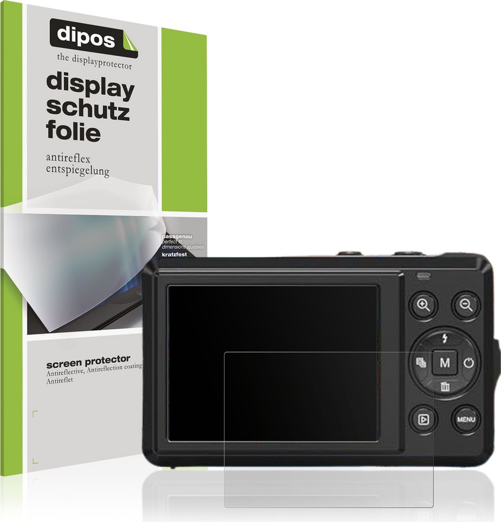 4x Schutzfolie für VAHOIALD Digitalkamera matt Displayschutzfolie Folie Display Schutz dipos