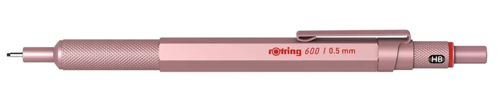 Évitez la casse de mine avec le rOtring 600 Metallic 0,5 mm Or Rose
