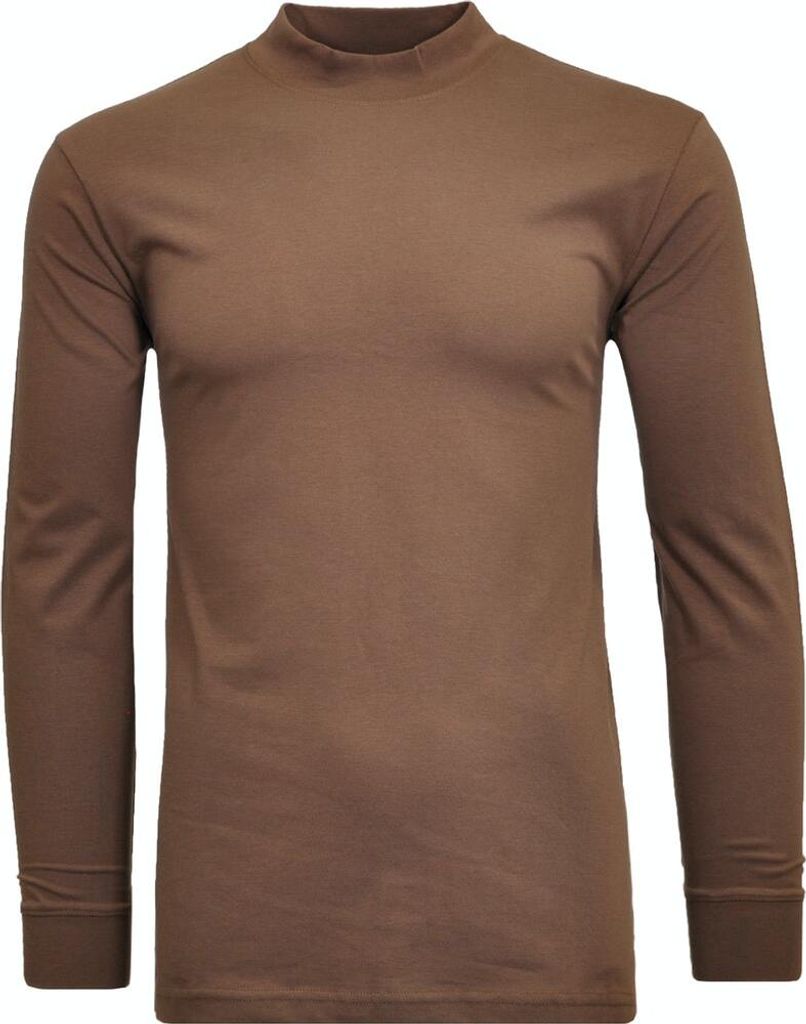 Ragman Stehkragen-Shirt langarm