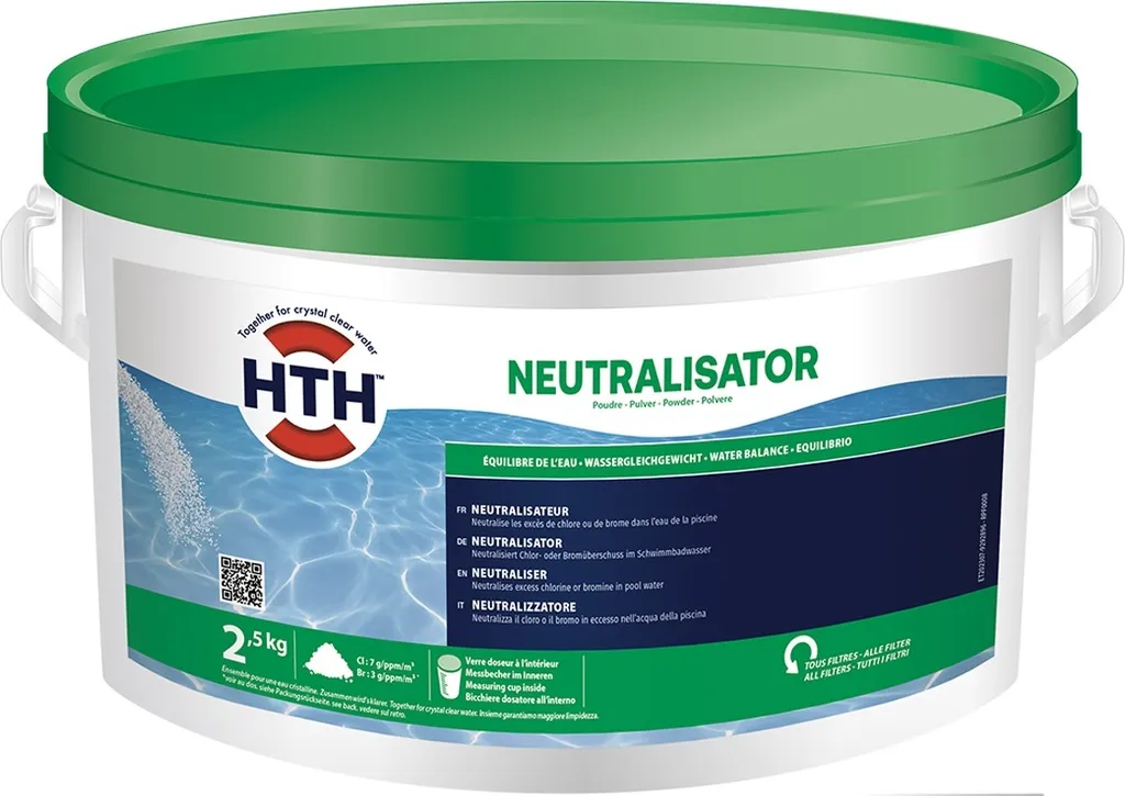 HTH Neutralisant chlore et brome en poudre 2,5 kg à action ultra rapide