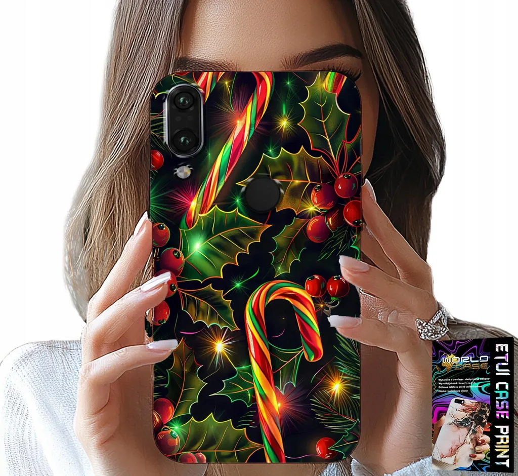 Idea Regalo Natale: Cover Xiaomi Note 7 Natalizia con Vetro Gratis